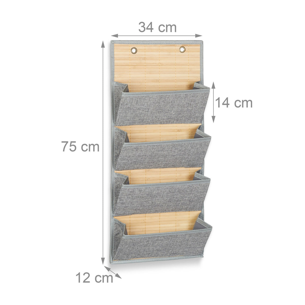 Bamboo wall holder for office and hall