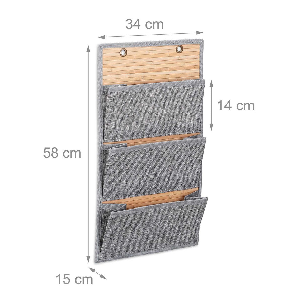 Bamboo wall holder for office and hall