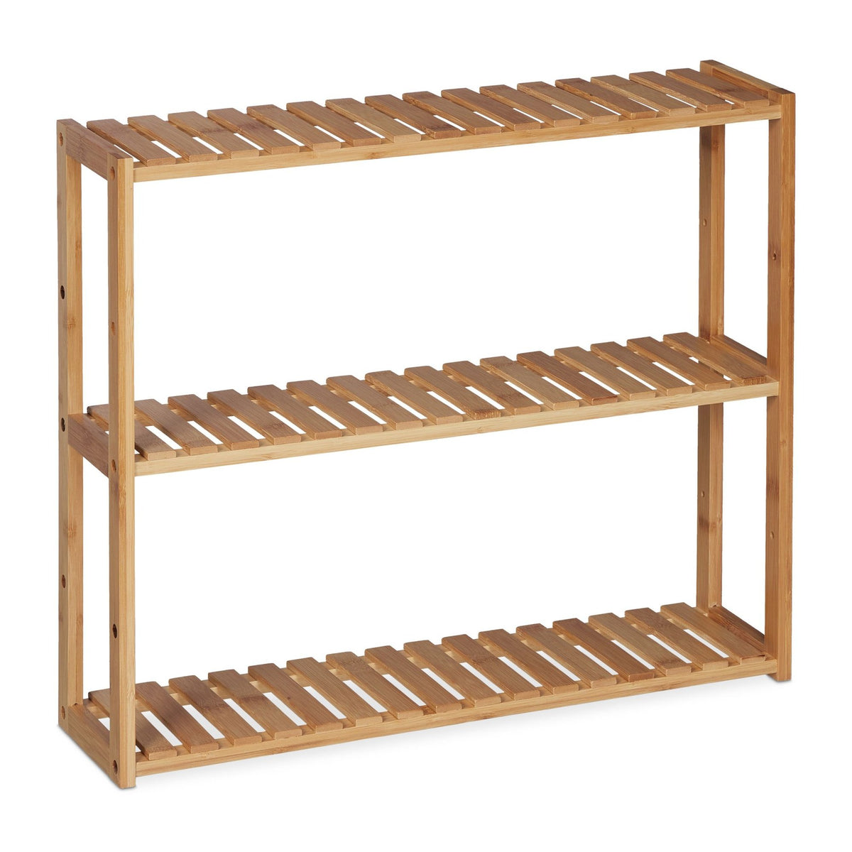 Bamboo wall shelf