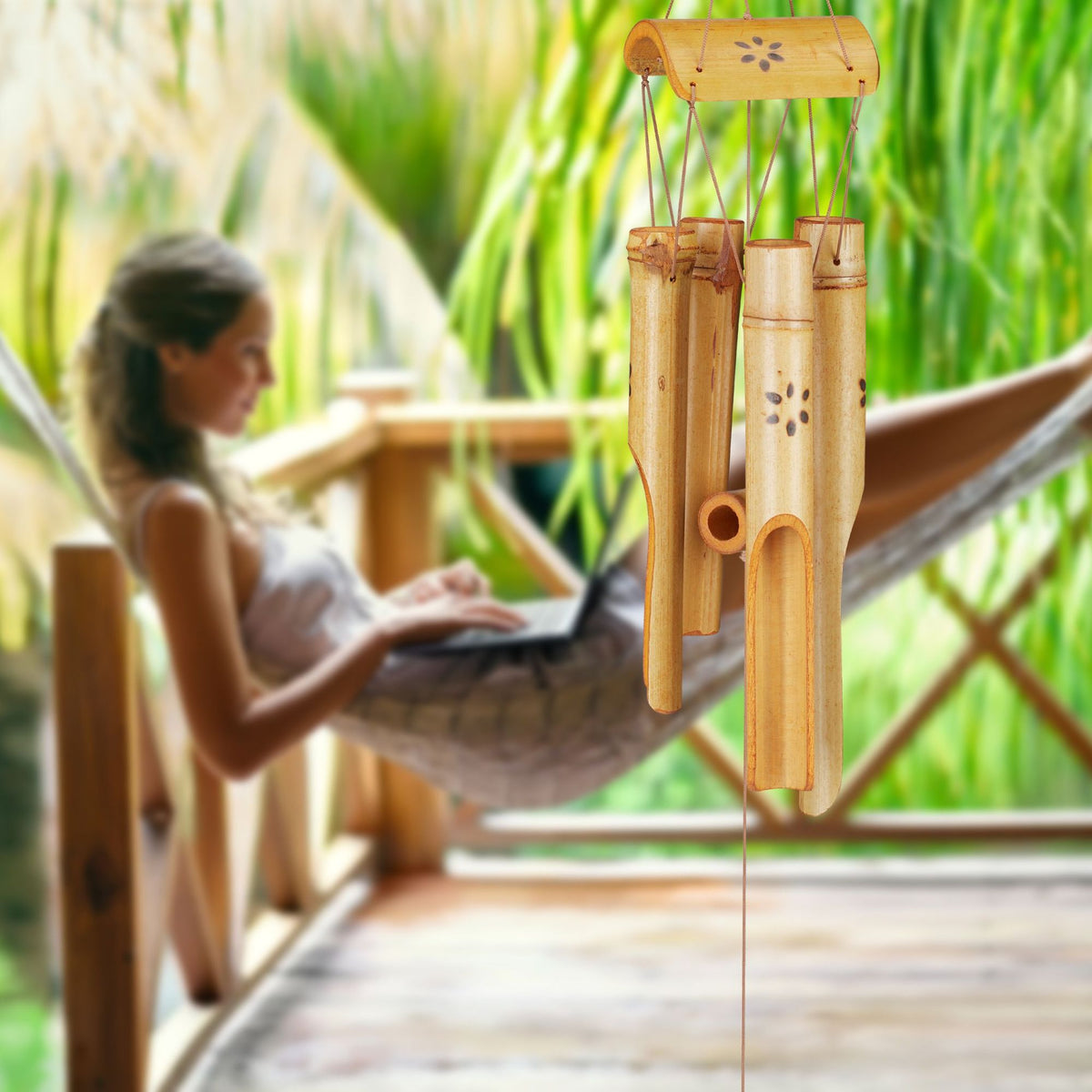 Bamboo wind chimes