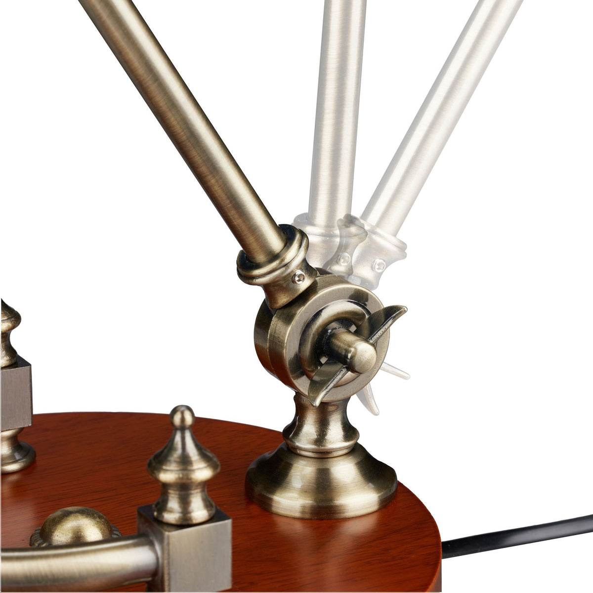 Banker lamp with green screen
