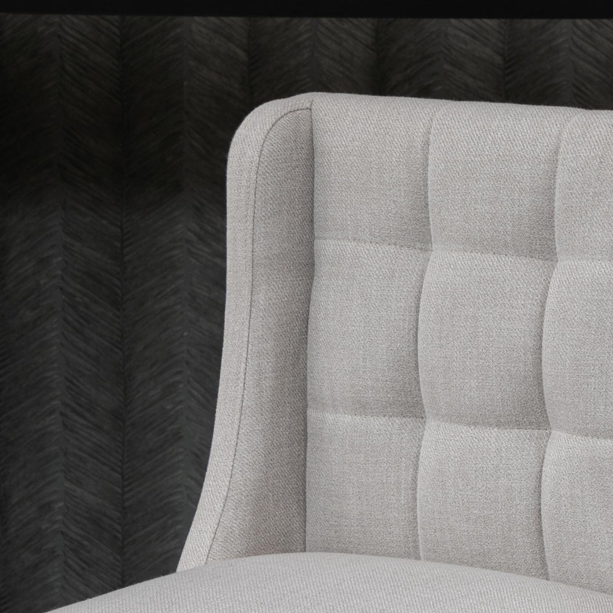 Bar Stools Set Of 2 Modern Kitchen Chairs Low Back Linen Touch Rubber Wood Beige 47X50X101Cm