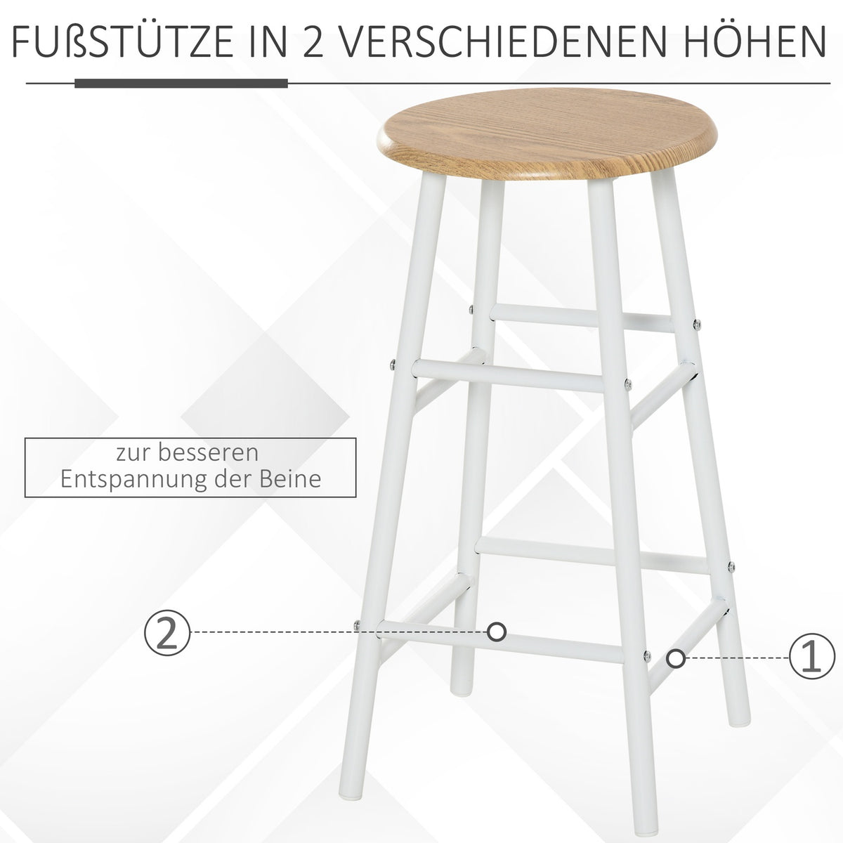 Bar Table With Chair Set Kitchen Table And Chairs With Non-Slip Doormat, Bar Table & Bar Stool With Storage Shelf, Mdf/Steel