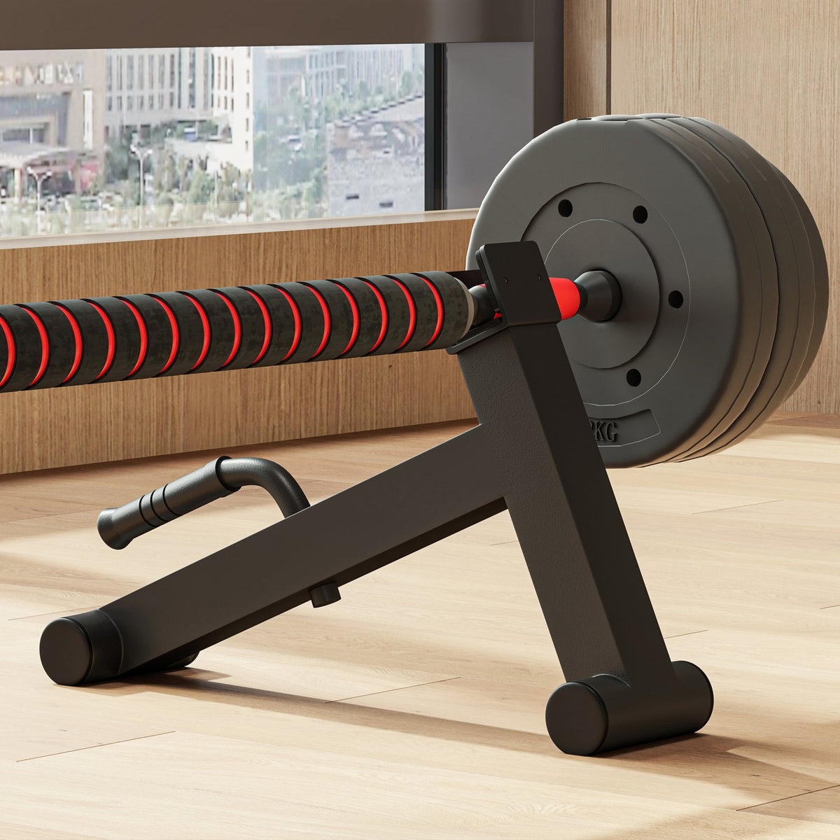 Barbell Jack Deadlift Jack with non-slip grip deadlift barbell jack 50 x 12 x 33 cm black