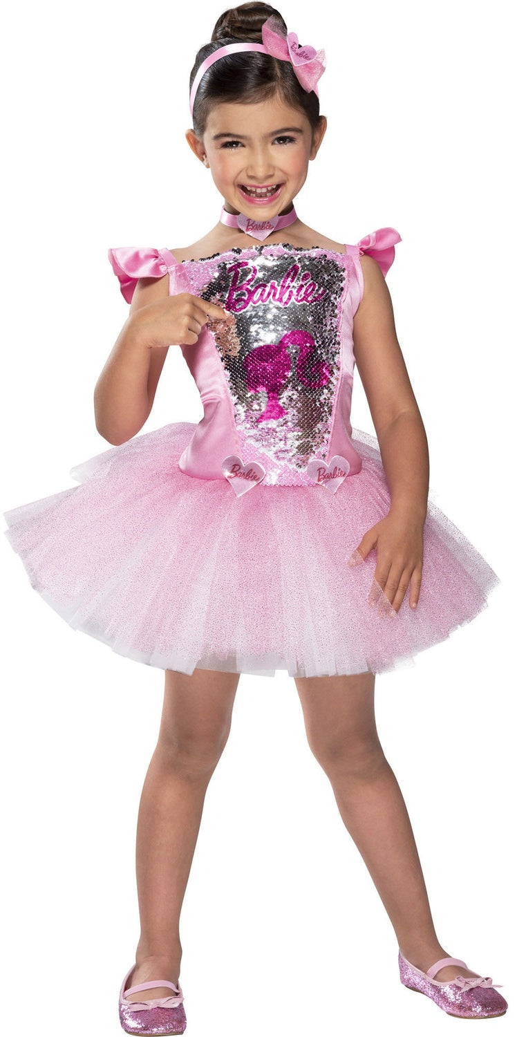 Barbie Ballerina Dress And Hairband 104-116Cm