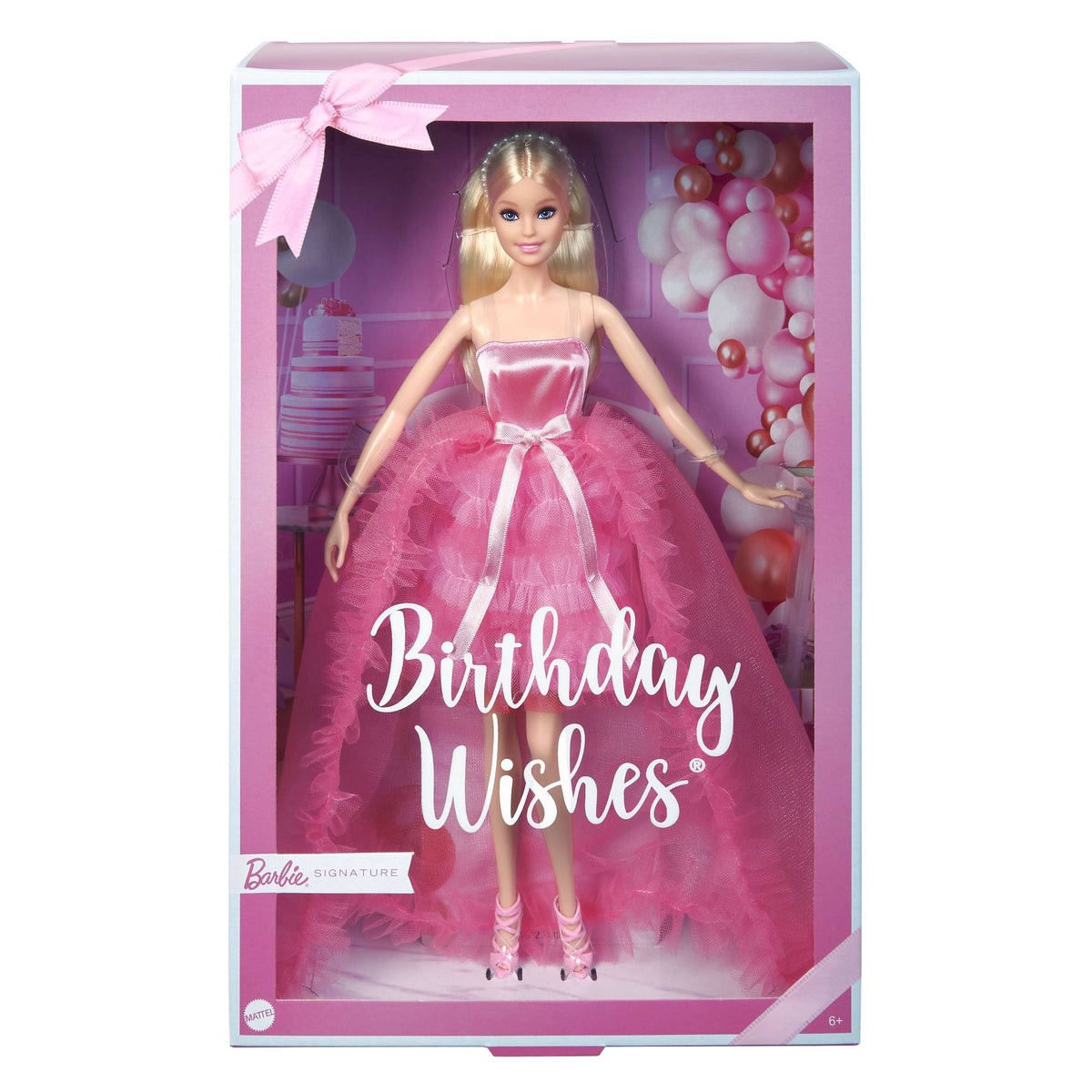 Barbie Birthday Wishes Doll with Pink Tulle Dress