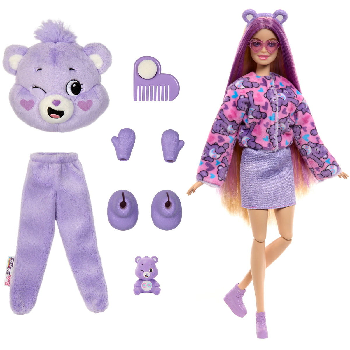 Barbie Cutie Reveal Care Bears Purple
