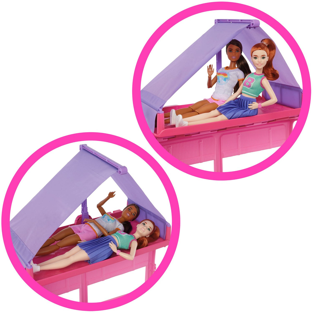 Barbie Dream Camper with 7 Play Areas & 60+ Accessories