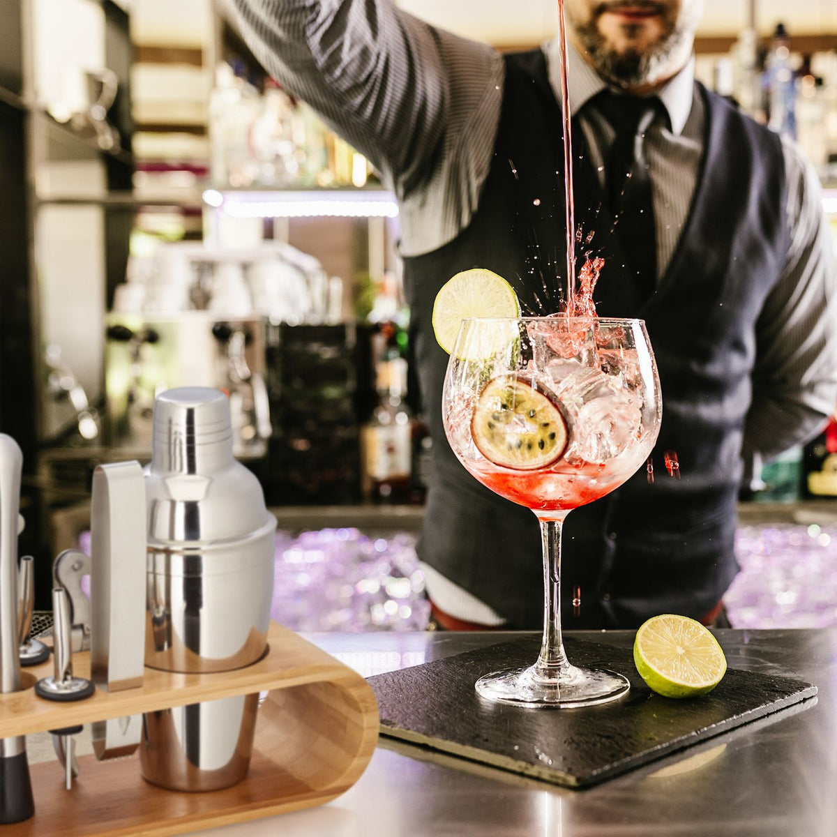 Bartender kit in 9 parts