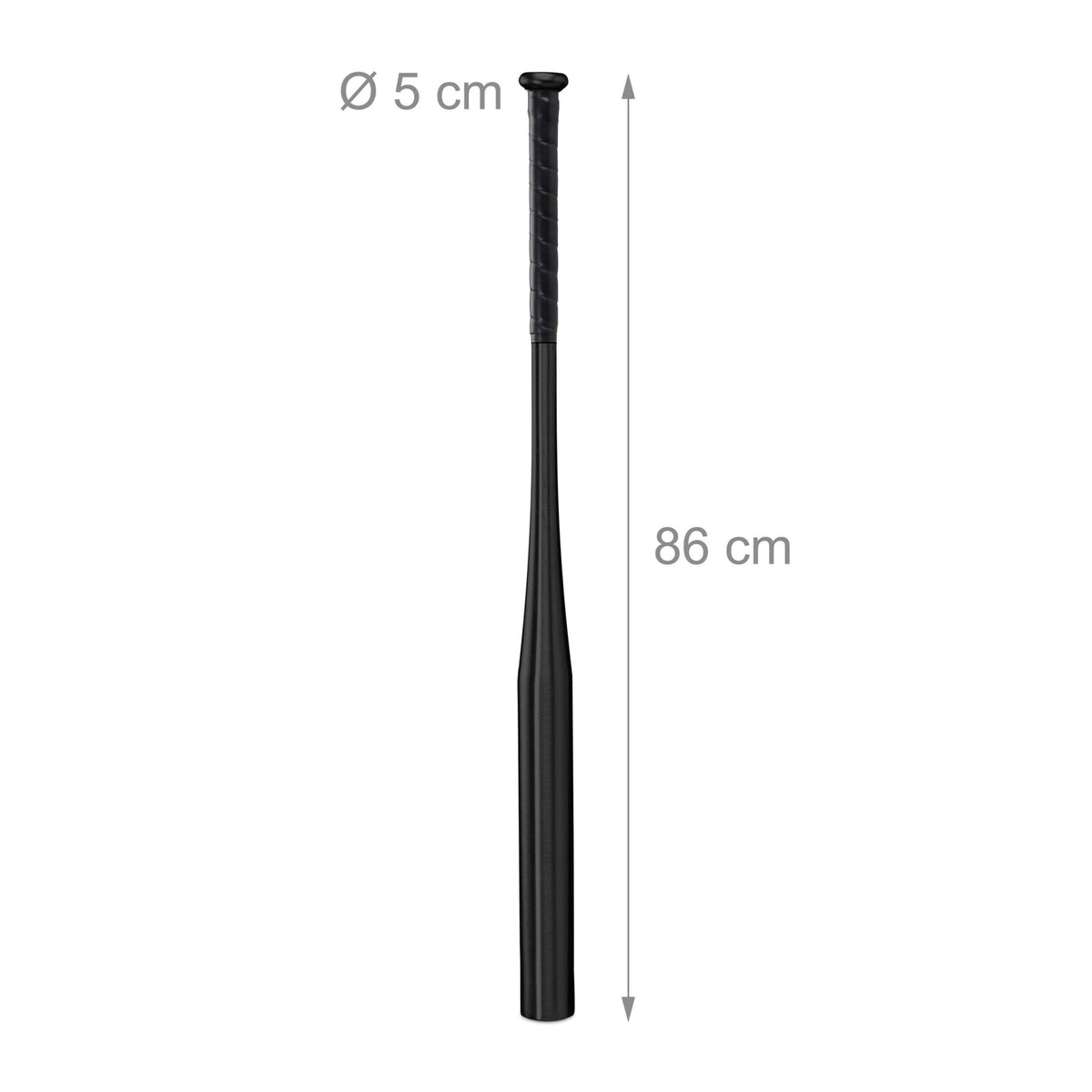 Baseball Bat Aluminium Black