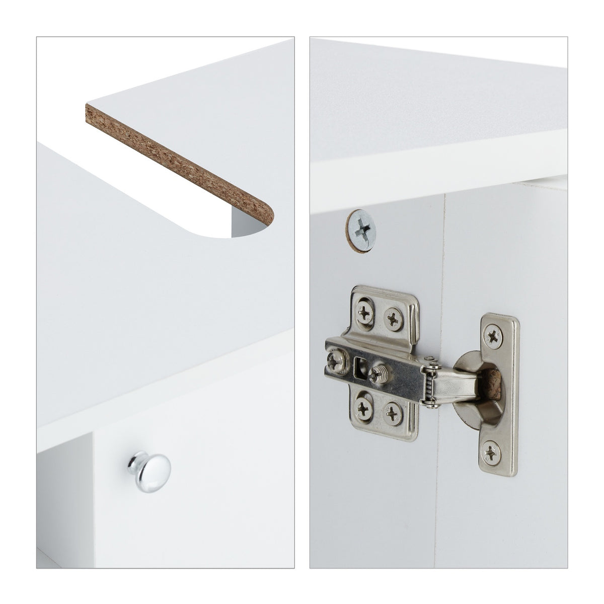 Bathroom Cabinet with Door and Shelves