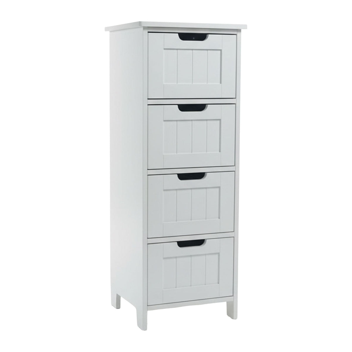 Bathroom Storage Cabinet, 4 Drawers, Space-Saving Design