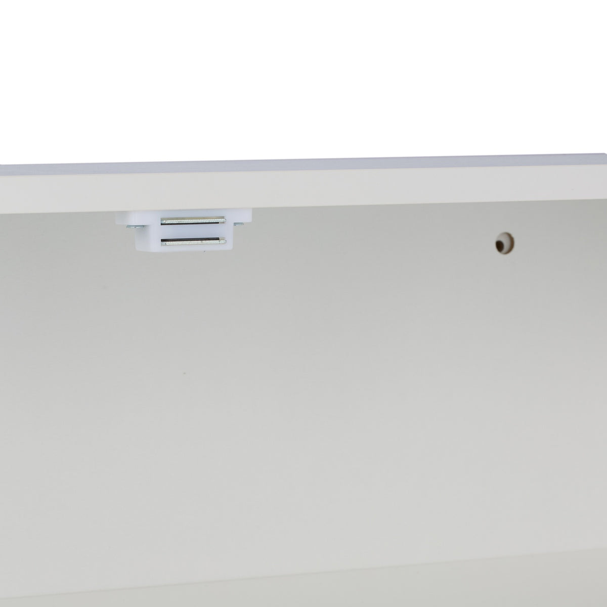 Bathroom Wall Cabinet, 2 Doors, 3 Compartments
