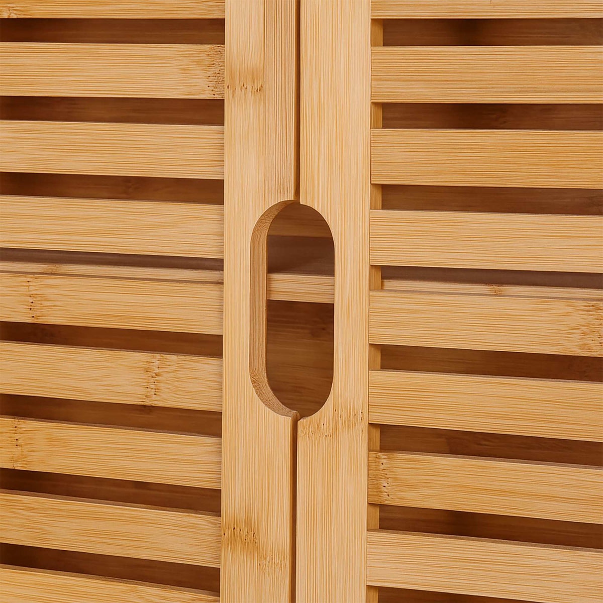 Bathroom Wall Cabinet, Adjustable Shelf, Louvered Doors
