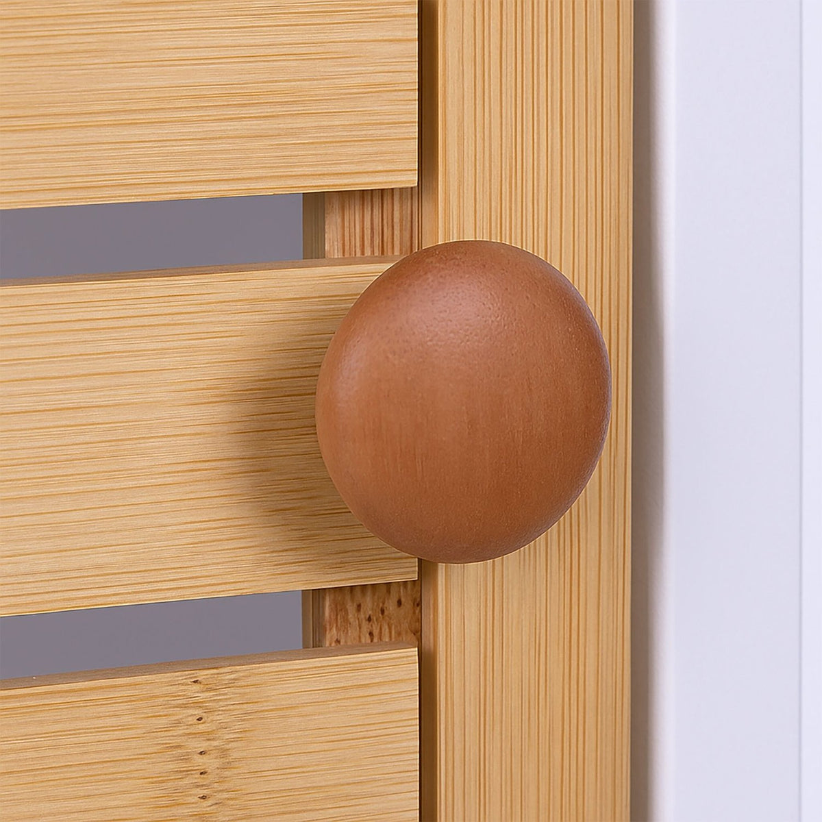 Bathroom Wall Cabinet, Bamboo Door, Adjustable Shelves