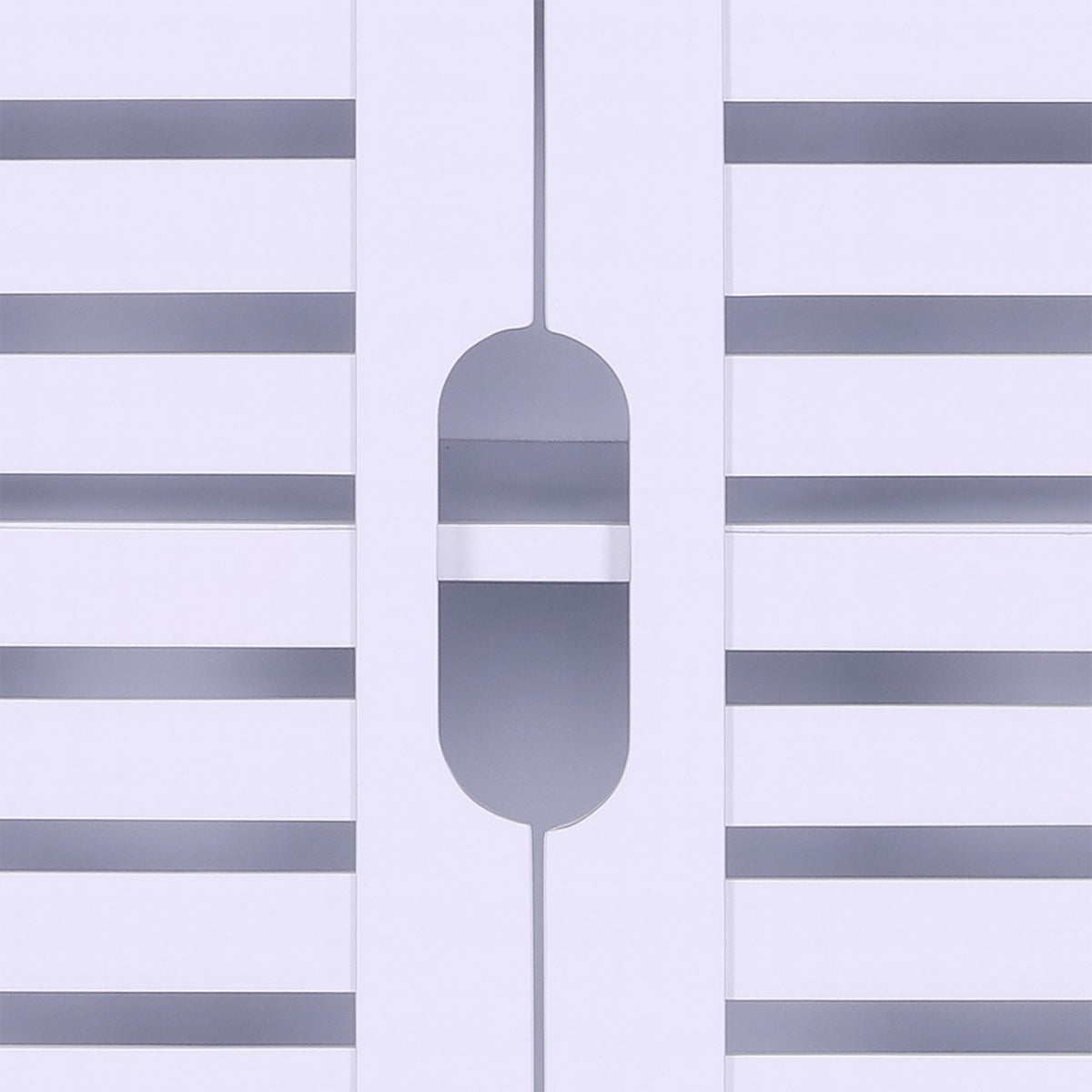 Bathroom Wall Cabinet, Louvered Doors, Adjustable Shelf