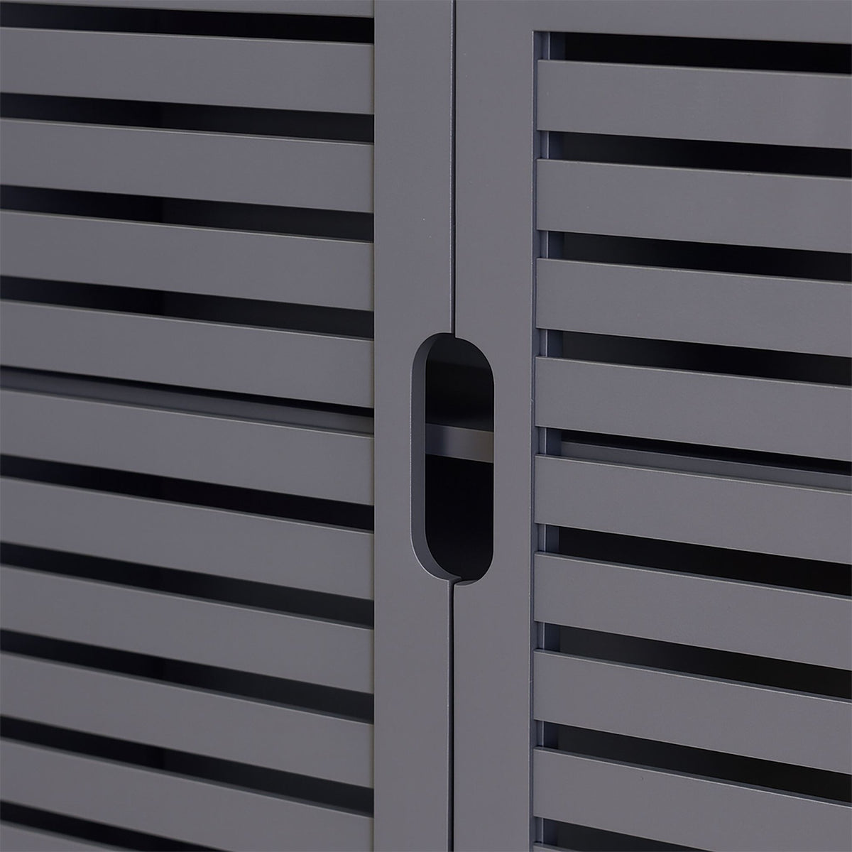 Bathroom Wall Cabinet, Louvered Doors, Adjustable Shelves