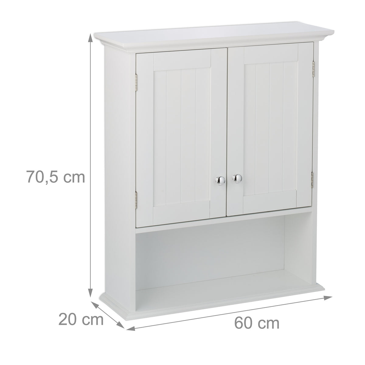Bathroom Wall Cabinet with Adjustable Shelves