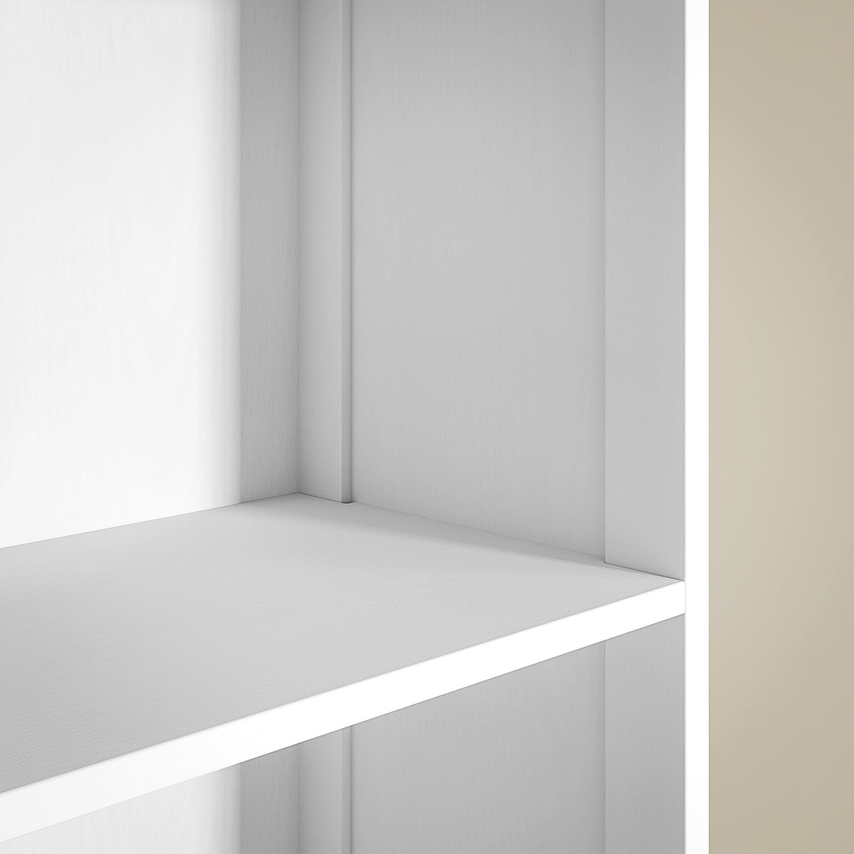 Bathroom cabinet, tall cabinet with 3 shelves, 1 drawer, bathroom cabinet, bathroom shelf, bathroom cabinet, bathroom furniture, white, 34x24x170.5cm