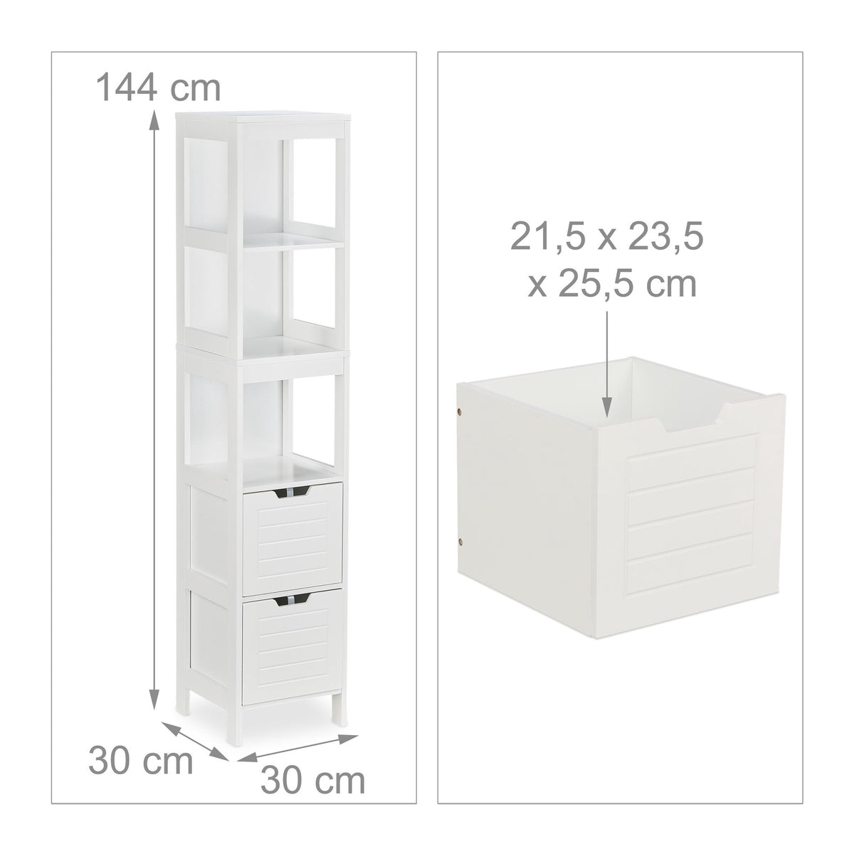 Bathroom cabinet white
