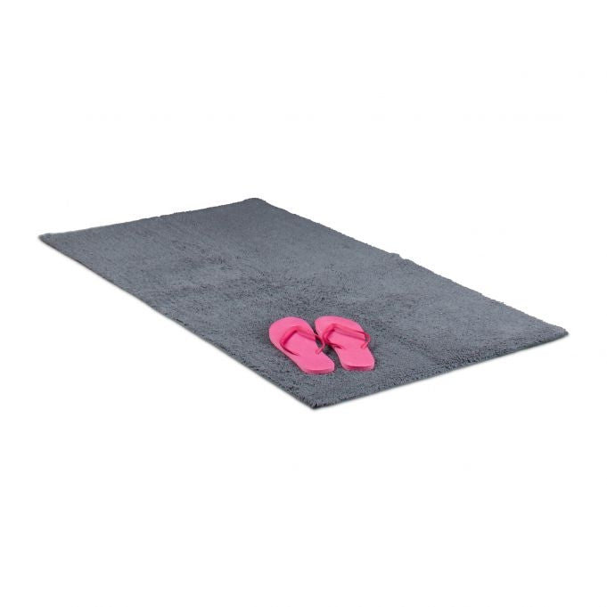 Bathroom mat different sizes gray