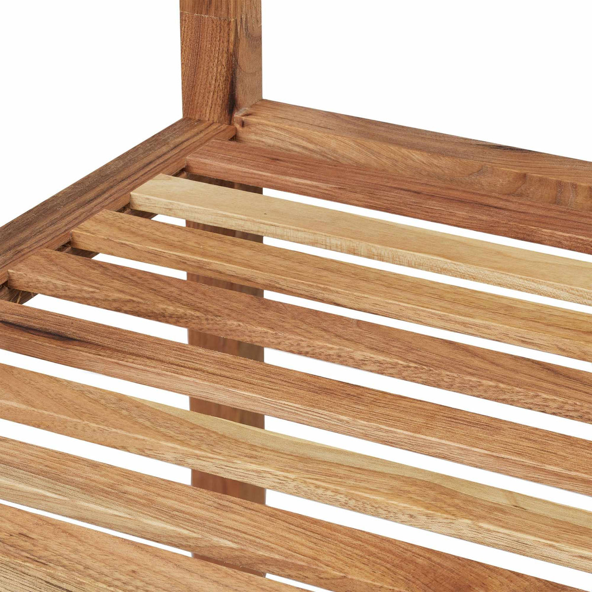 Bathroom shelf in walnut with 3 shelves