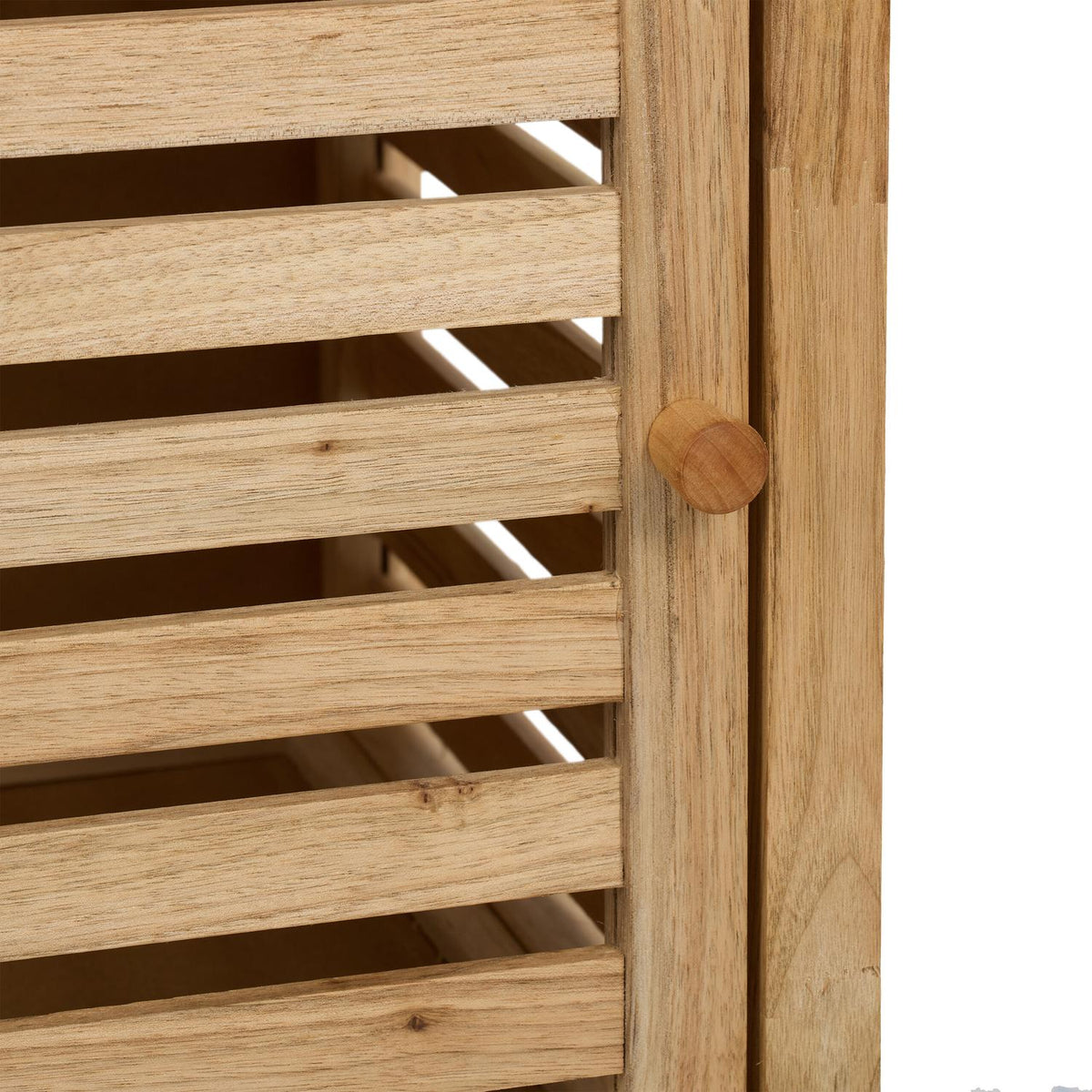 Bathroom shelf with door and 2 compartments