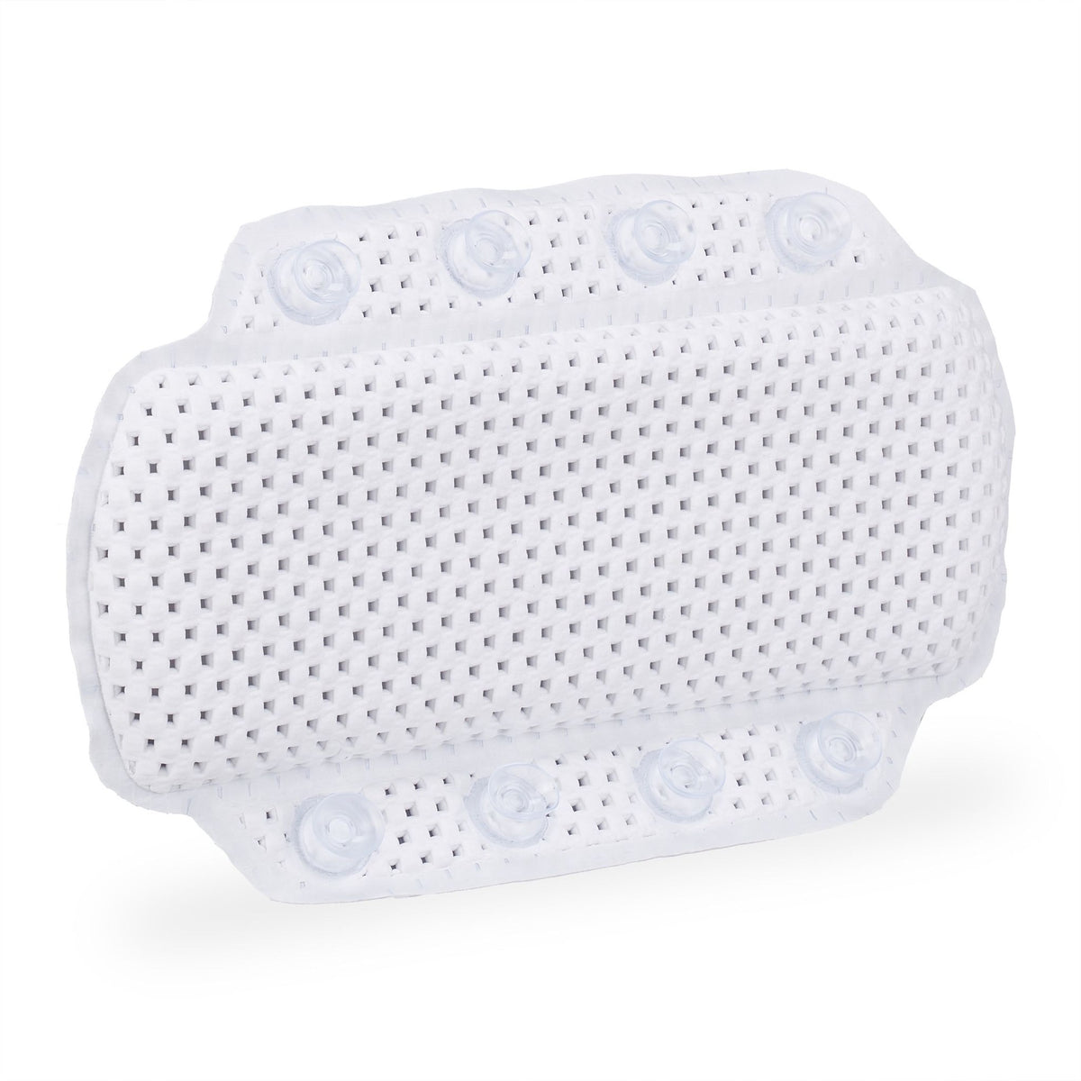 Bathtub pillow with suction cups