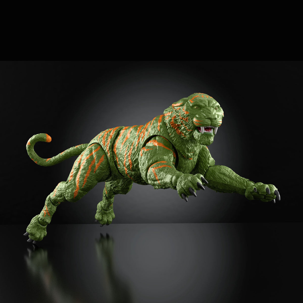 Battle Cat Figure with Movable Jaw and Removable Armor