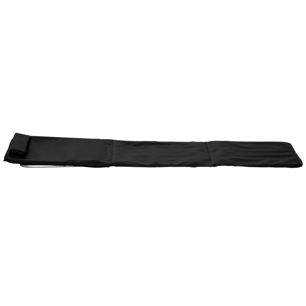 Beach Mat, Set Of 2 Foldable Beach Mattress, 5 Level Height Adjustable Beach Lounger With Carry Bag, Steel, Black, 134 X 48 X 33-43 Cm