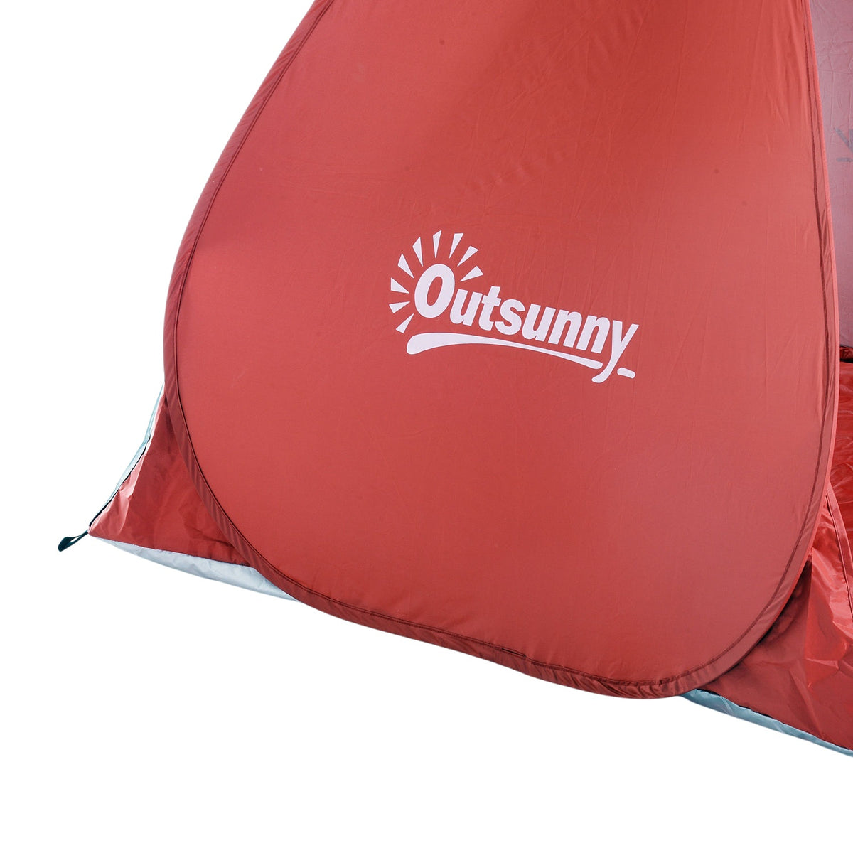 Beach Shelter Quick Assembly Beach Tent Pop Up Tent, Automatic, Polyester, Red, 200X150X119Cm