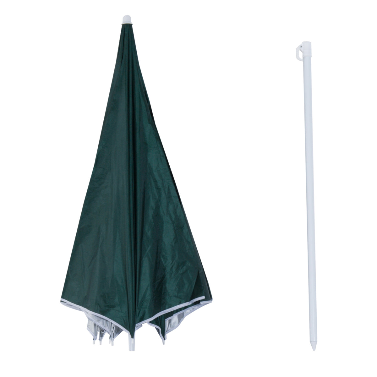 Beach Umbrella Side Wall Polyester Dark Green 2.2Xh2.2M