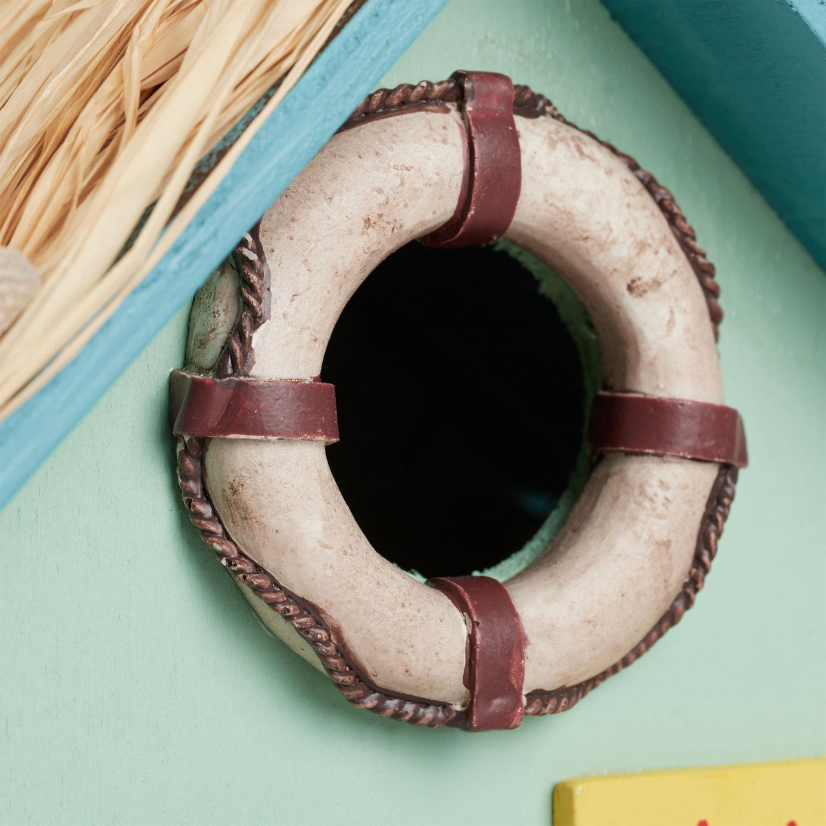 Beach house style decorative bird house