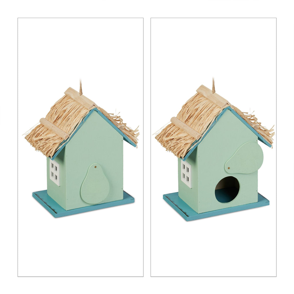 Beach house style decorative bird house