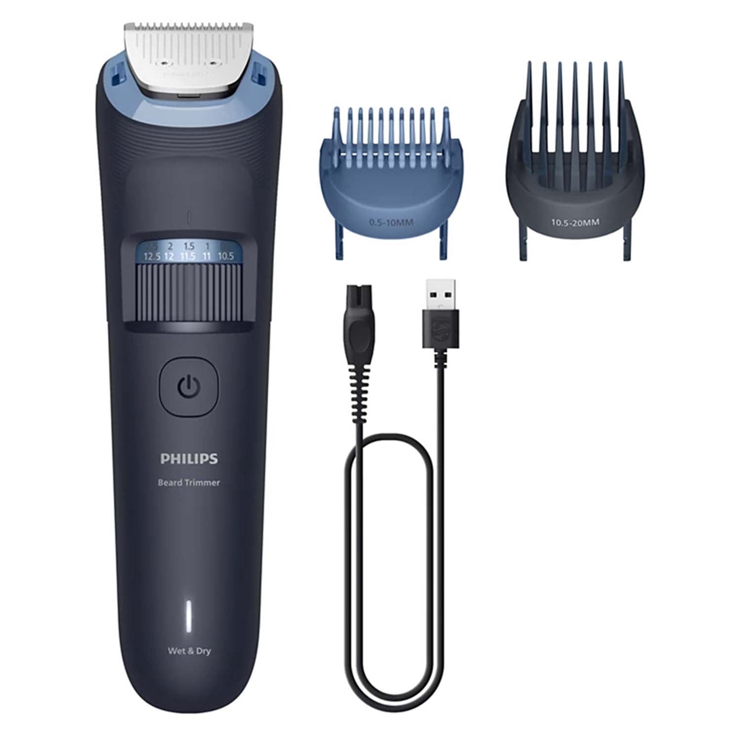 Beard Trimmer, 0.5mm Precision, 40 Length Settings