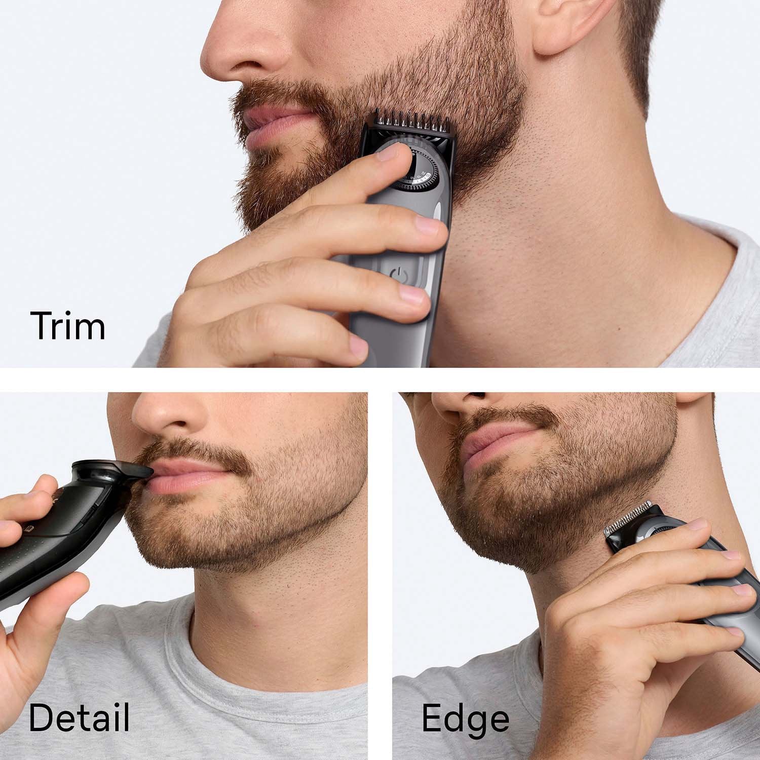 Beard Trimmer with 5 Attachments, 40 Length Settings