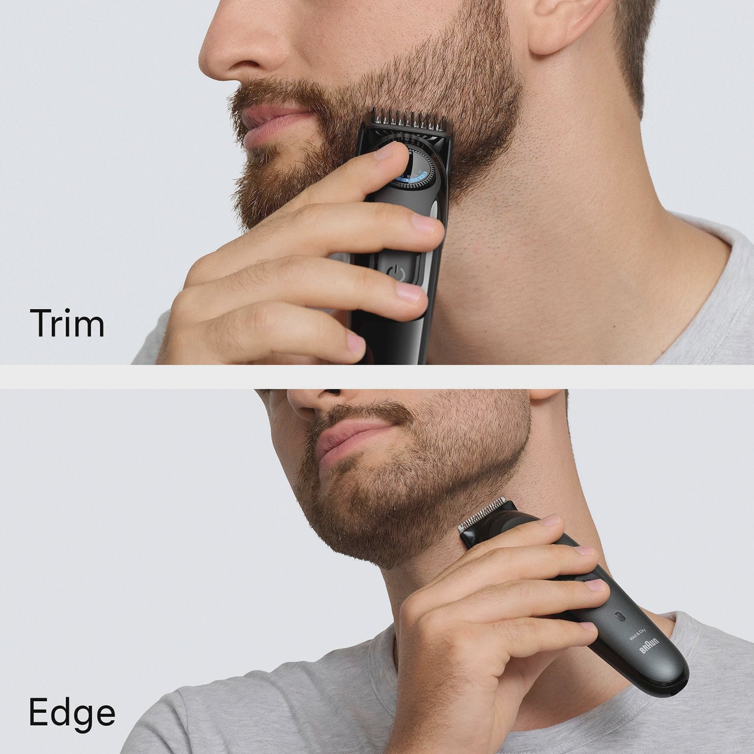 Beard Trimmer with Precision Wheel, 40 Length Settings