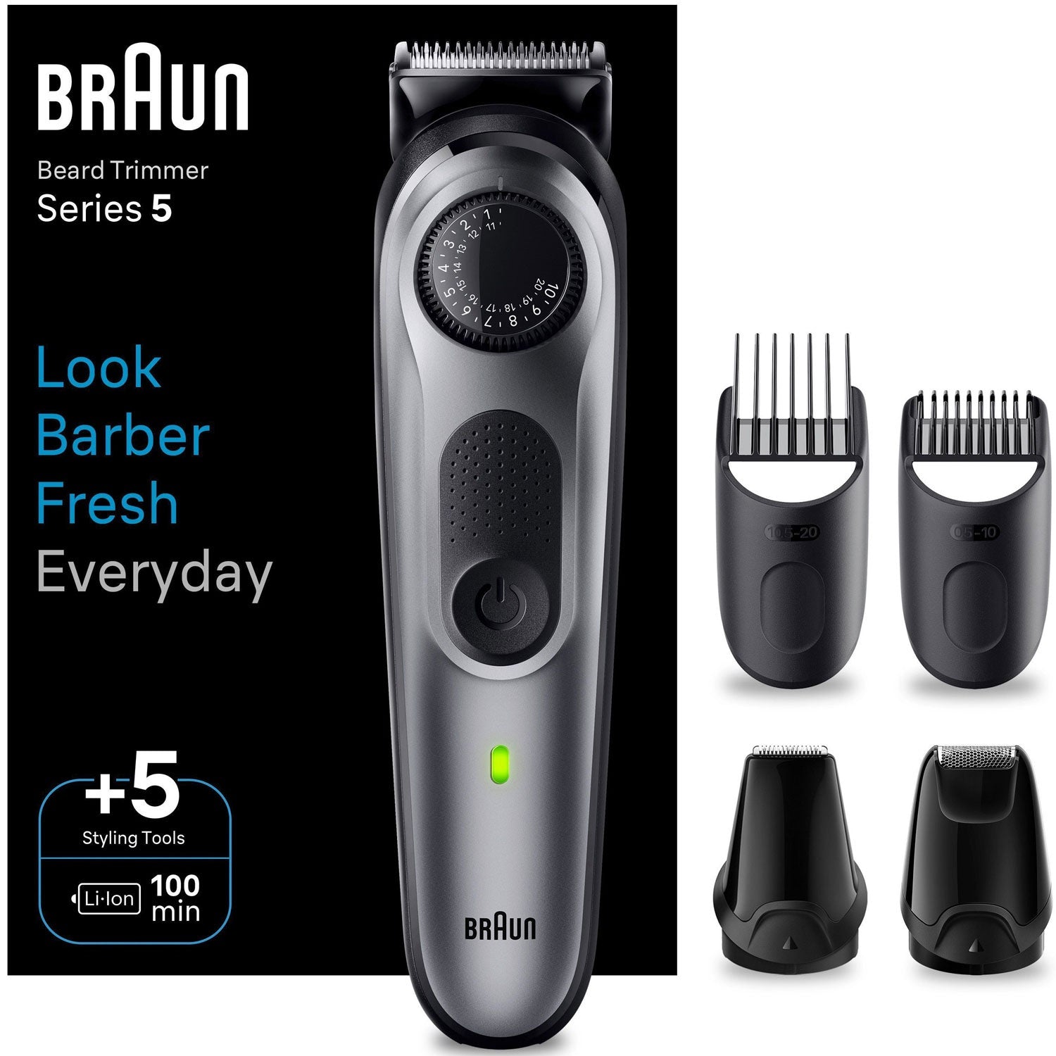 Beard trimmer PRO BT5440 5 styling accessories
