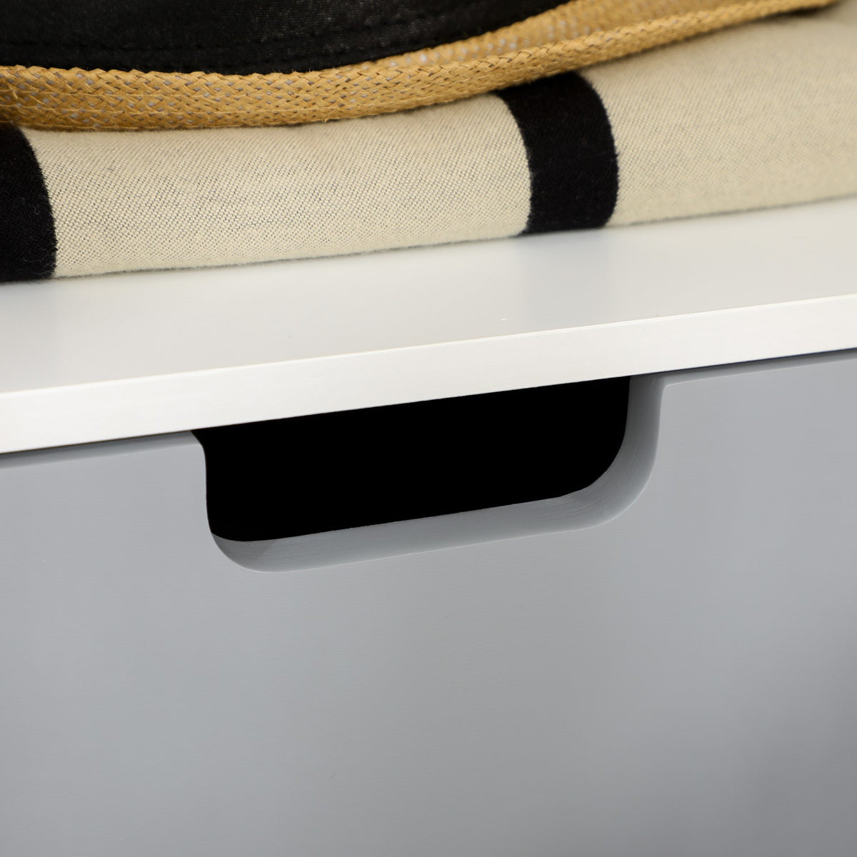 Bedside Table With Drawer And Open Compartment, Side Table, White, 40X38X58Cm