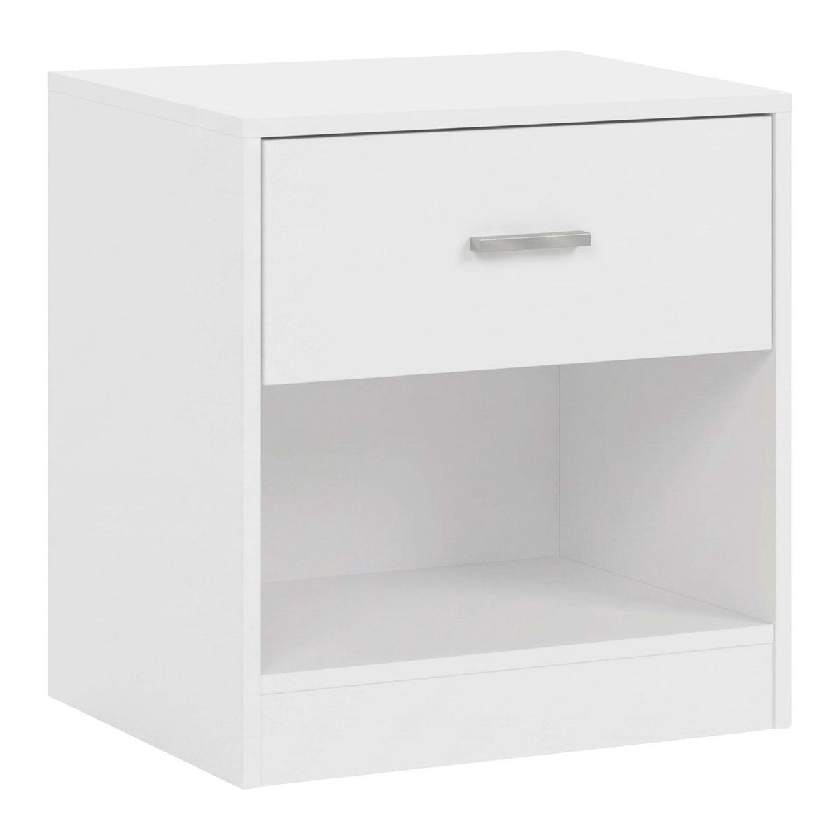 Bedside Table with Drawer, MDF, 41x39x28 cm