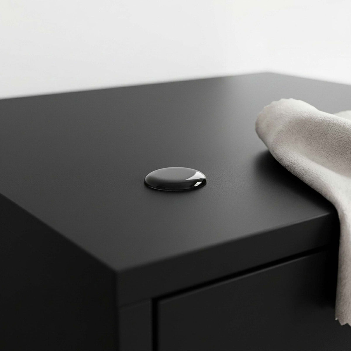 Bedside Table with Drawer, MDF, 41 x 39 x 28 cm