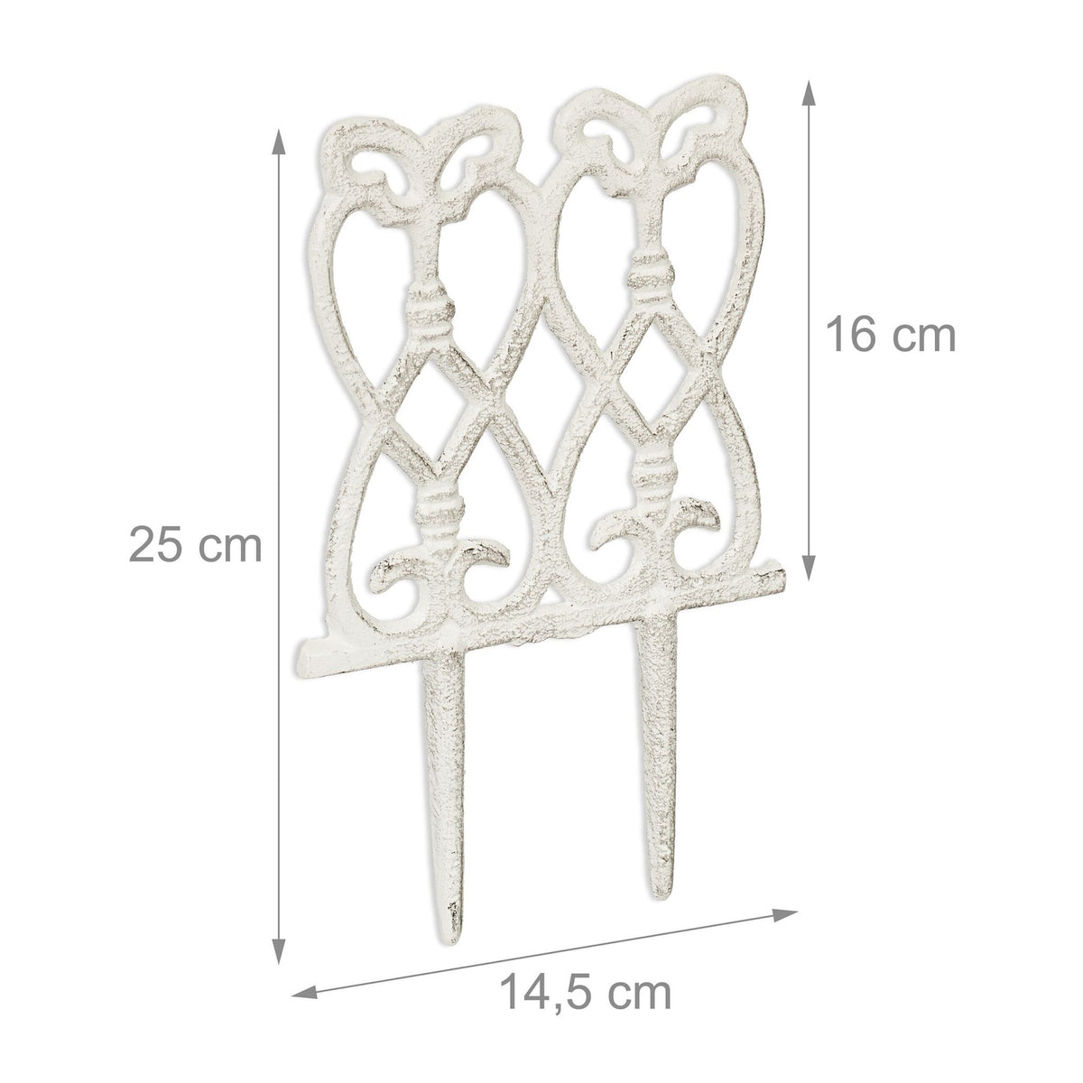 Bedside cast iron set of 2