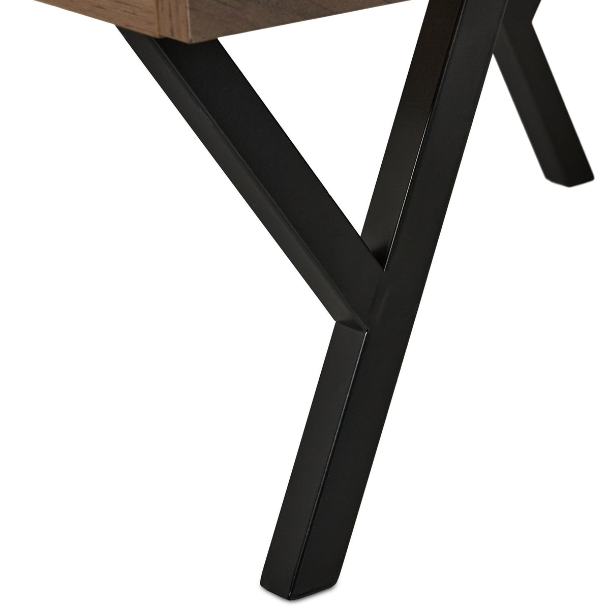 Bedside table in industrial style