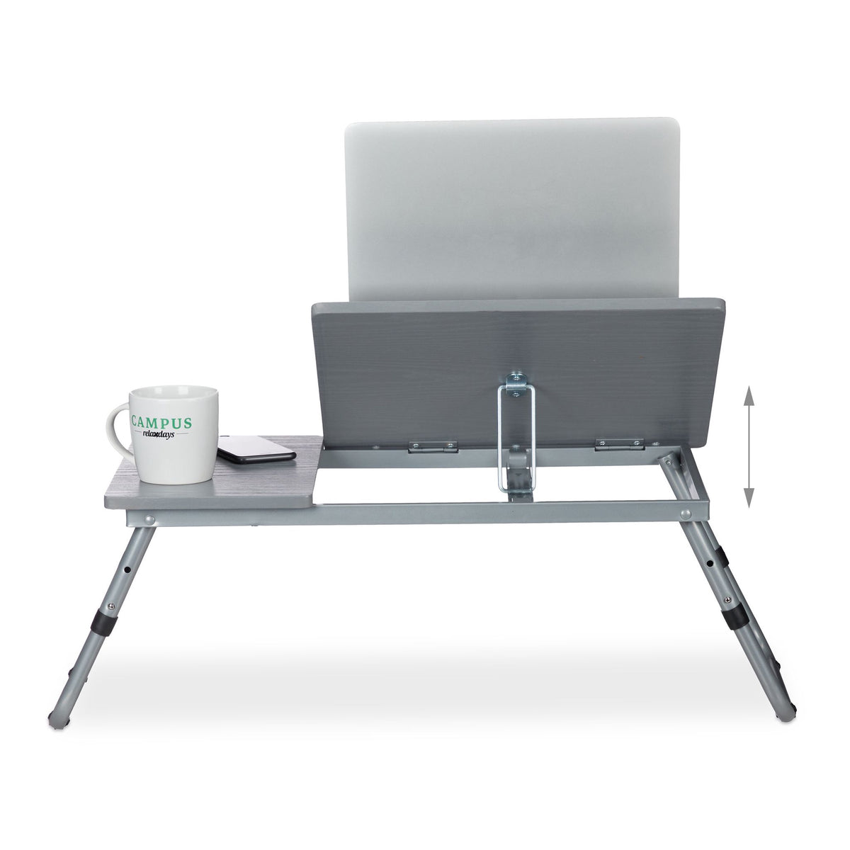 Bed tray wood gray