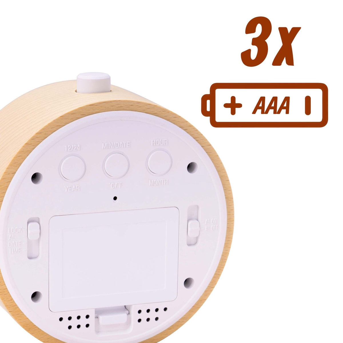 Beechwood Digital Alarm Clock with Snooze Function