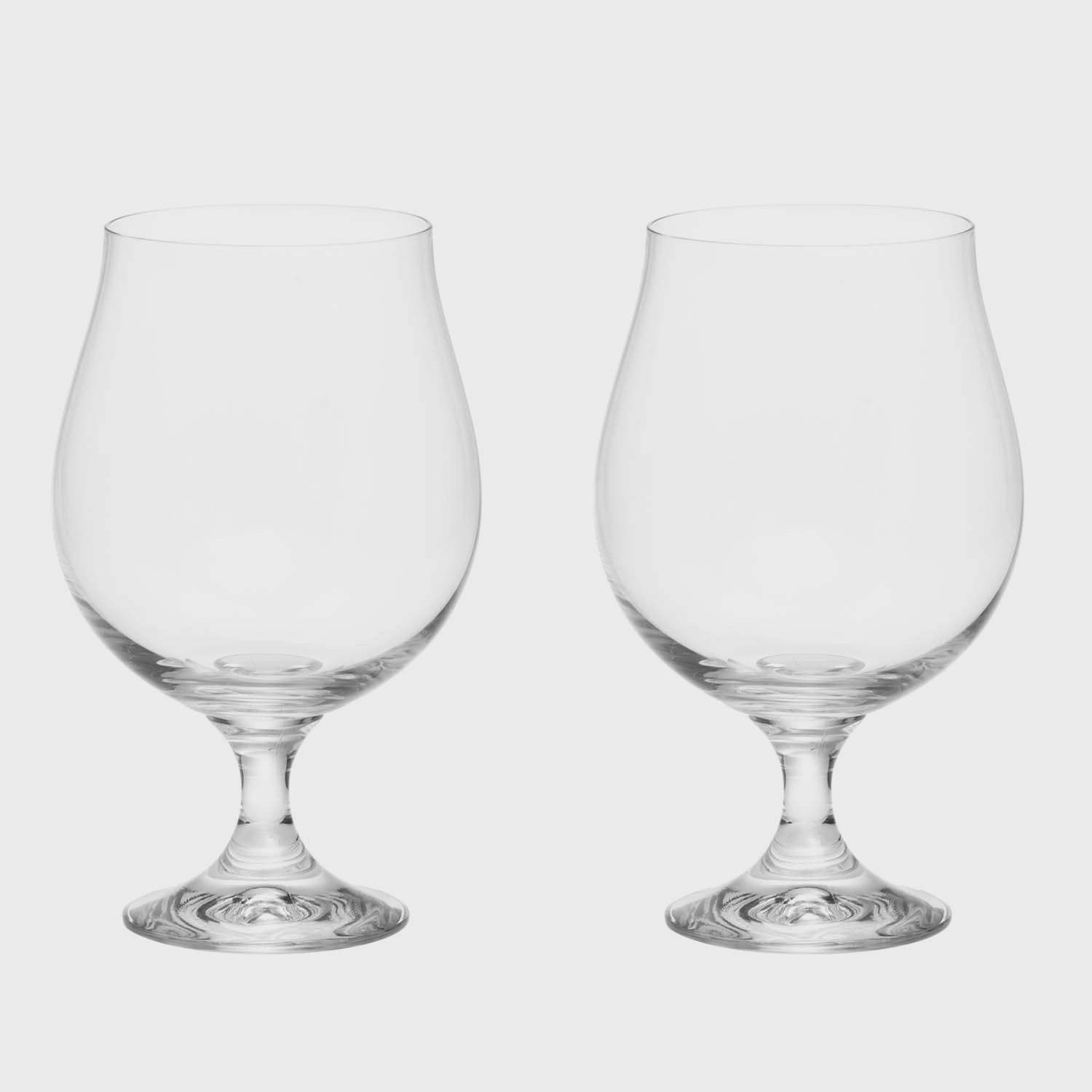 Beer Glasses, 50 cl, Set of 2, Dishwasher Safe