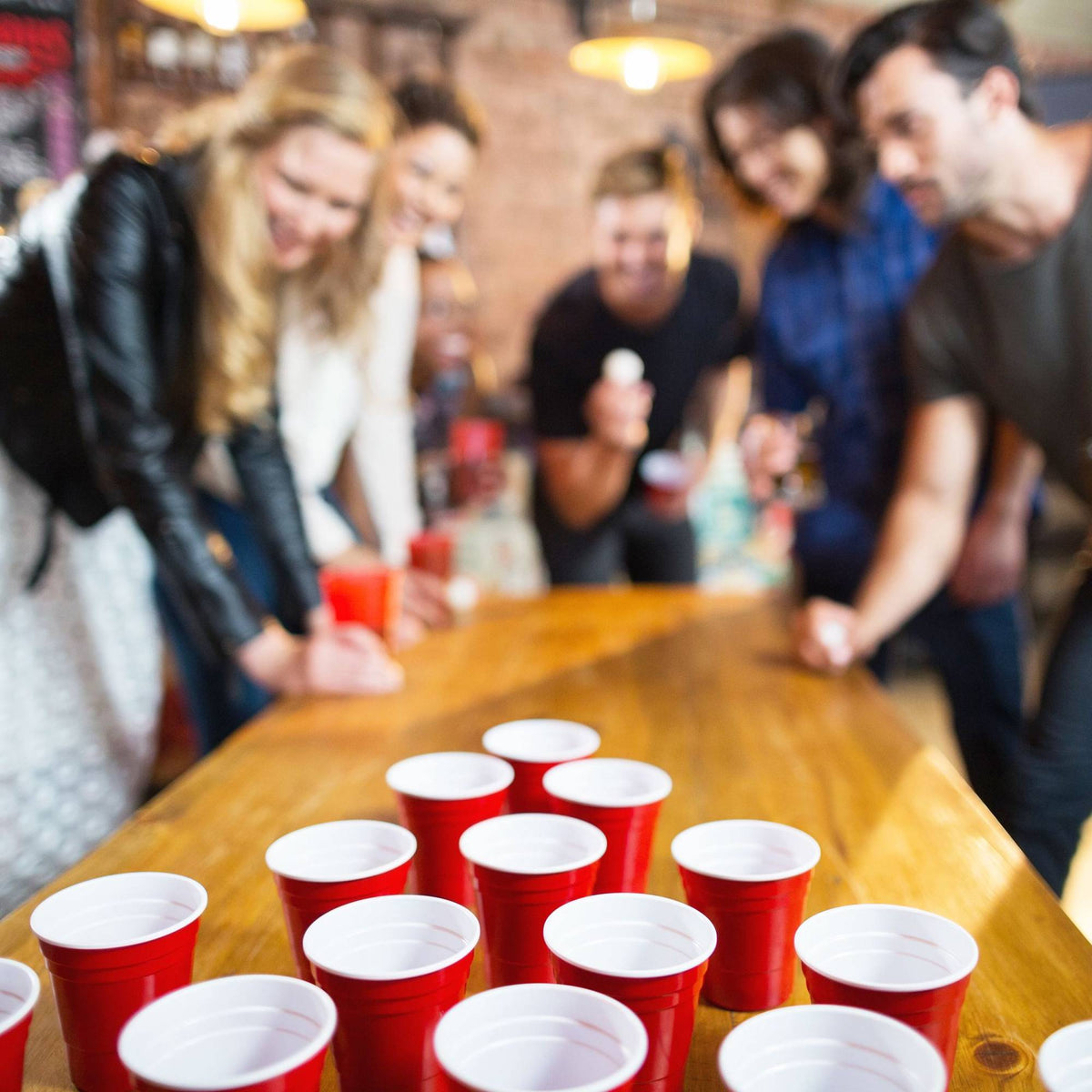 Beer pong mugs in sets of 50