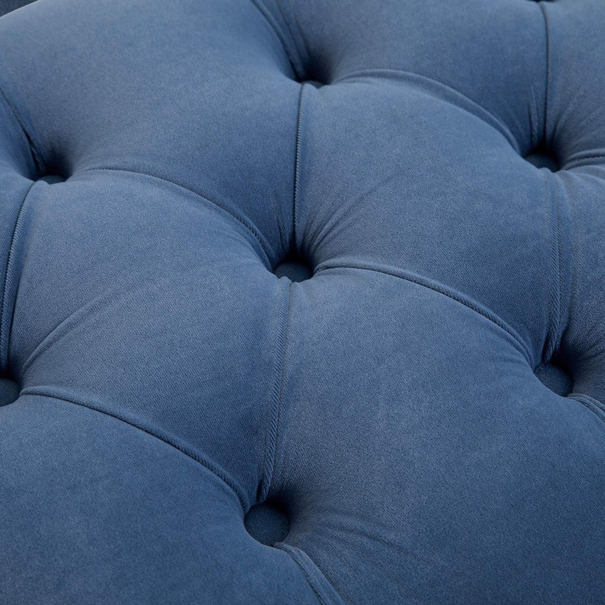 Bench, Bed Bench, Shoe Bench With Raised Legs, Bedroom, Velvet Blue 118 X 45 X 42 Cm