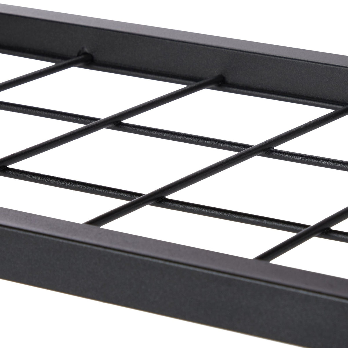 Bench with shoe storage in black-grey