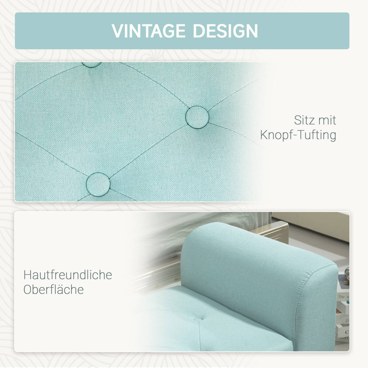 Bench with storage space, upholstered bench with linen look, stool with a load capacity of up to 130 kg, storage box, for living room, bedroom, hallway, 116 x 44 x 58 cm green